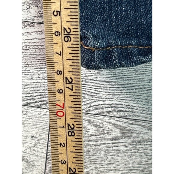 Company81 Men's W28 L30 Blue Denim Jeans Slight Flare Button Zipper Closure Gorp - Picture 7 of 11